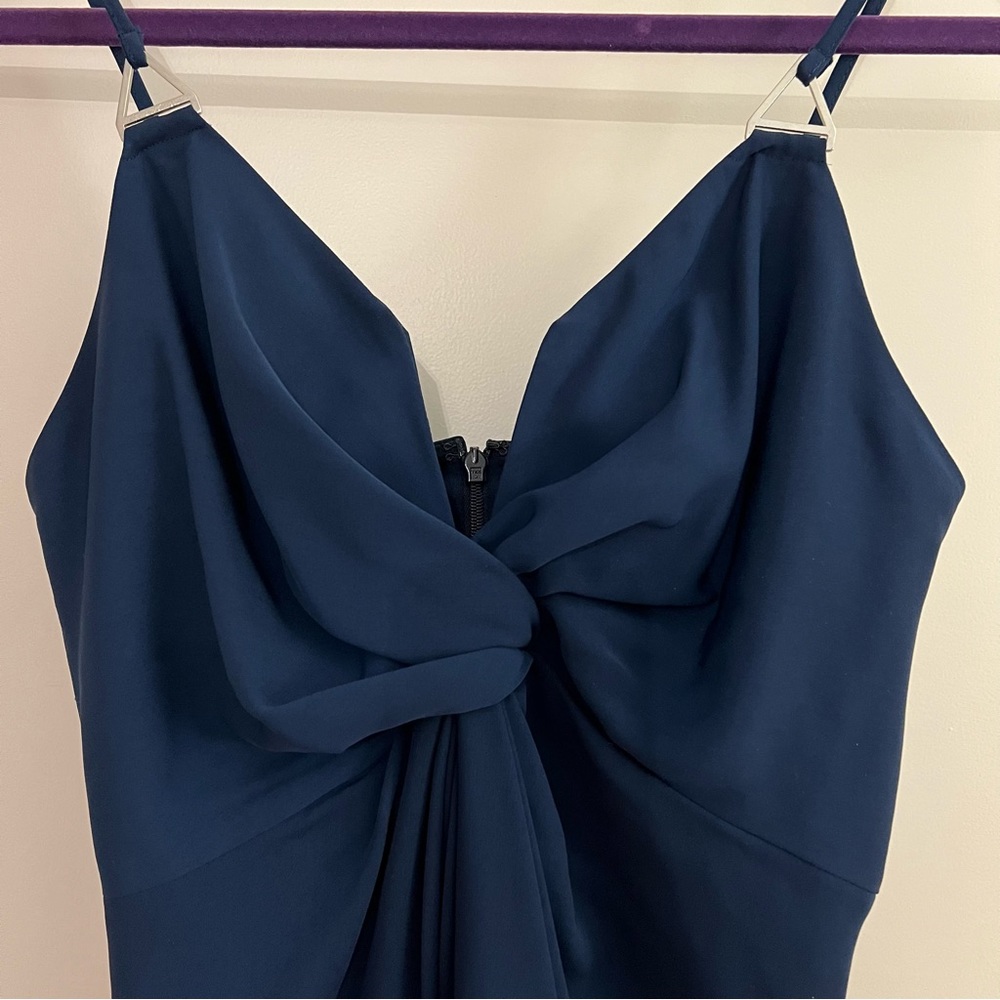 Stylestalker draped blue dress. Size M. New with tags
